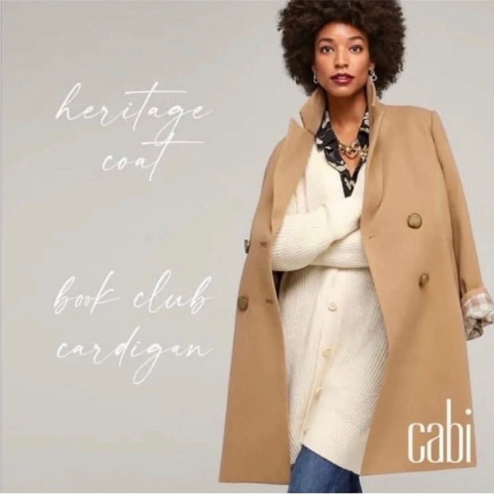 Cabi NEW Heritage Camel Double Breasted Coat XL
